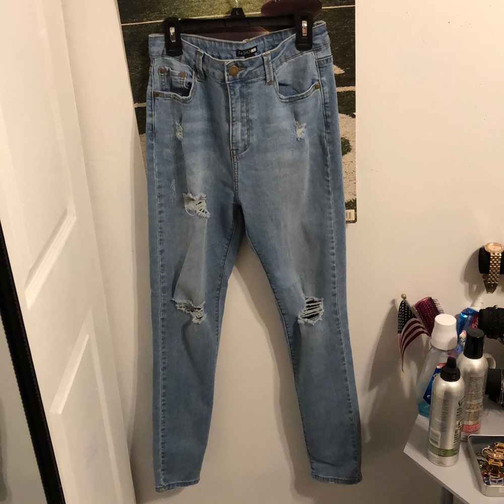 hannah high rise fashion nova jeans